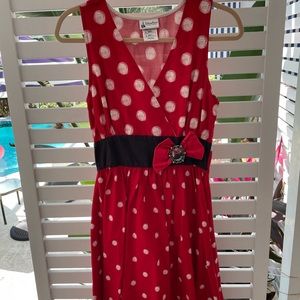 Disney Parks Dress Shop Mickey Polka Dots Dress Medium